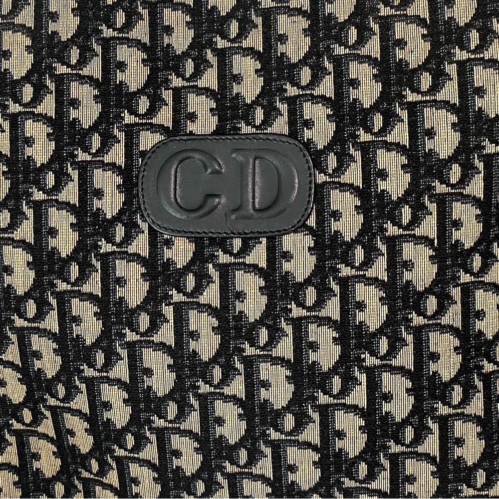 Vintage Christian Dior Trotter Canvas Shoulder Bag - Picture 5 of 9